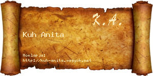 Kuh Anita névjegykártya